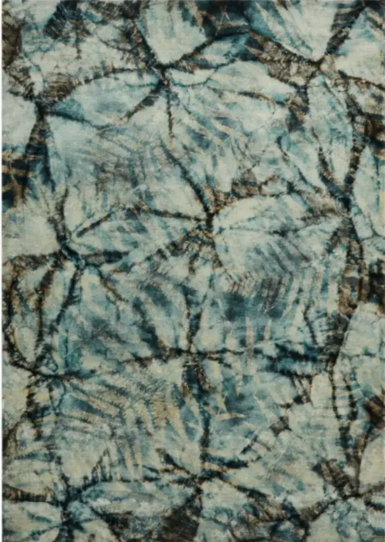 Covoare Living - Covor living / dormitor Ferno Aqua Gold (160x230 cm/200x300 cm) Carpet Decor