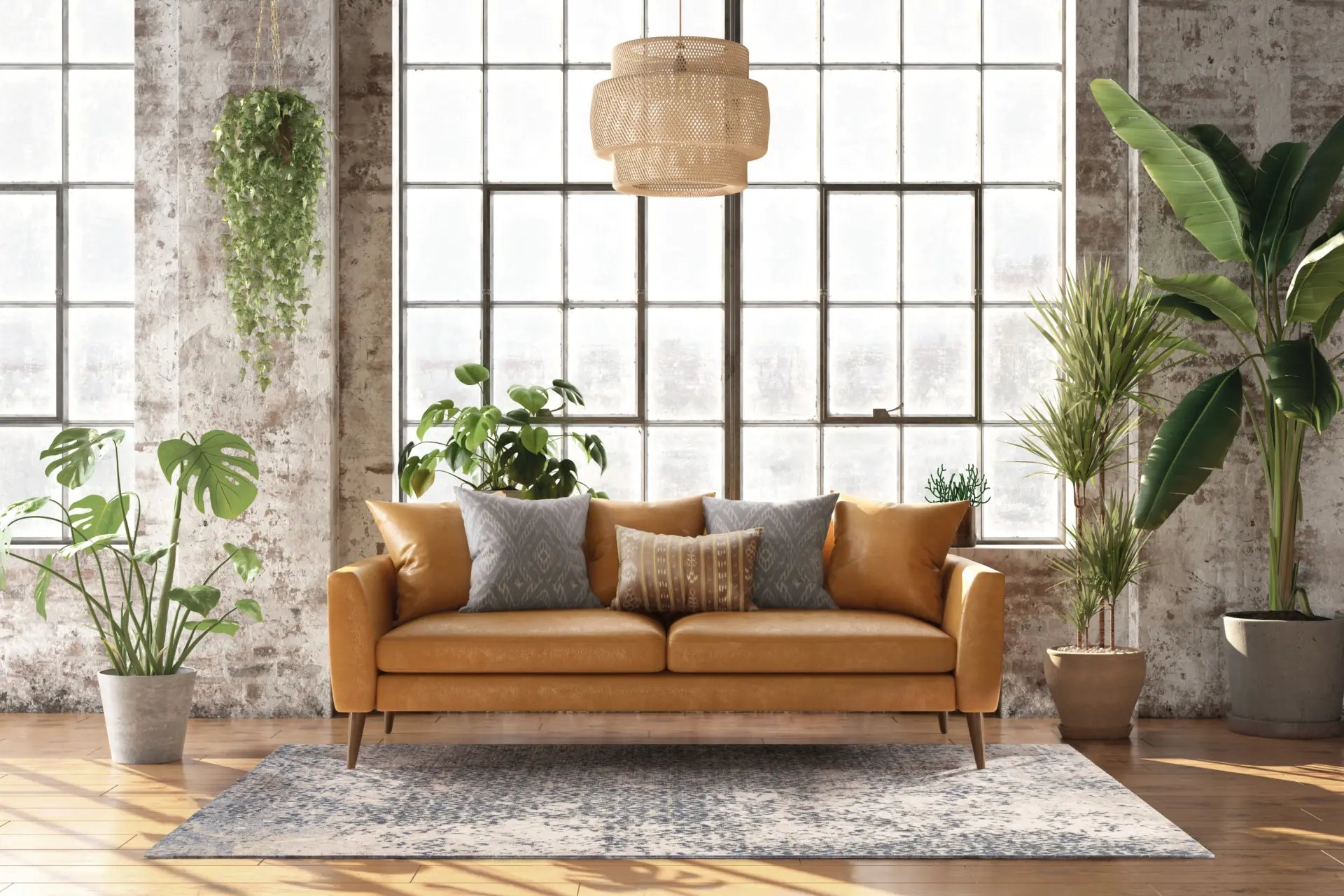 Covor living / dormitor Ives Warm Blue Carpet Decor [1]