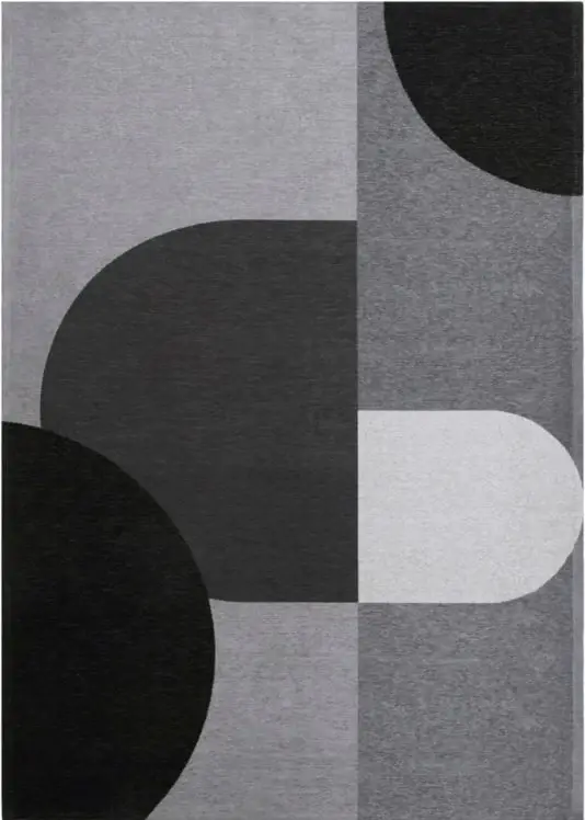 Covoare Living - Covor living / dormitor Rene Grey (160x230 cm/200x300 cm) Carpet Decor