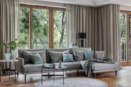 Covoare Living - Covor living / dormitor Tere Light Gray Round (⌀200 cm/⌀250 cm) Carpet Decor