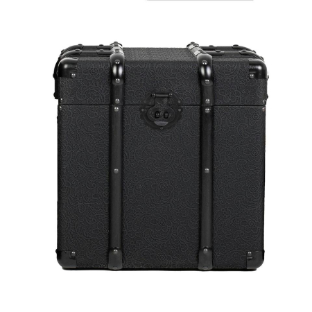 Produse - Cufăr Voyage 46x46x46 cm, Țesătură Acoperită Negru - Kare Design