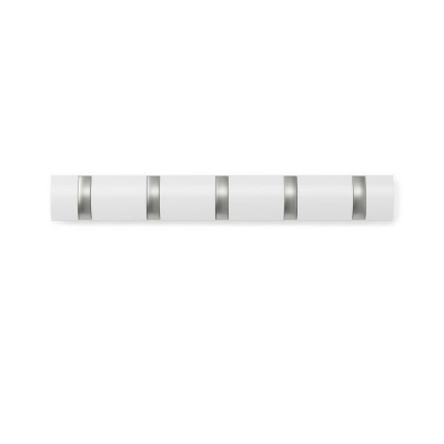 Cuier alb modern Katia cu 3,5 sau 8 carlige rabatabile, 318853-660 - King [6]