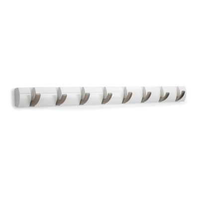 Cuier alb modern Katia cu 3,5 sau 8 carlige rabatabile, 318853-660 - King [10]