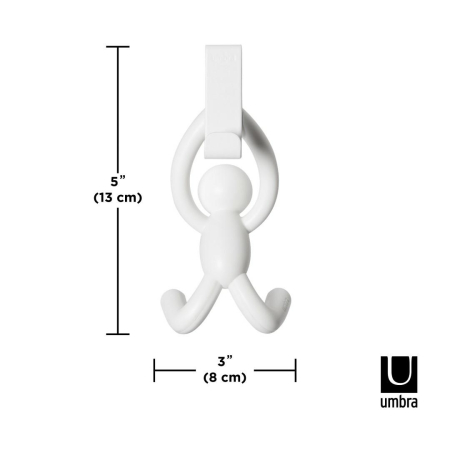 Cuier Albă, 7x6x13cm, Umbra 1013428-660 [5]