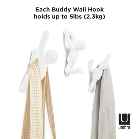 Cuier Buddy, Alb - Umbra [2]