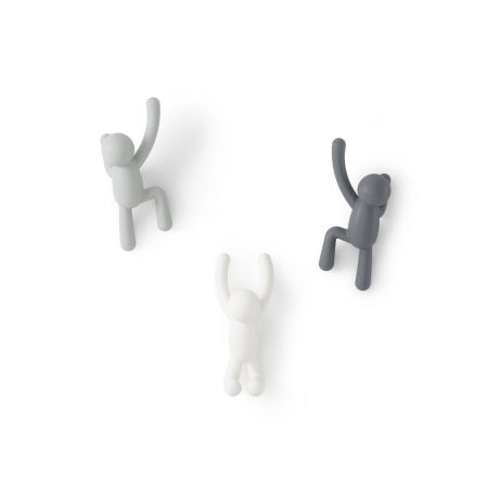 Produse - Cuier Buddy, Ciemnoszary, Jasnoszary, Alb - Umbra