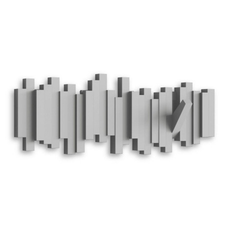 Produse - Cuier de perete UMBRA STICKS, 5 cârlige, gri