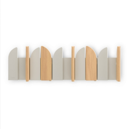 Cuier Saloon 43x5,1x14 cm, Lemn de Fag Bej Mat - Umbra [3]