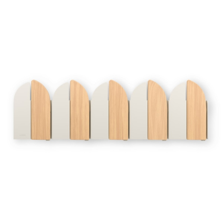 Cuier Saloon 43x5,1x14 cm, Lemn de Fag Bej Mat - Umbra [2]