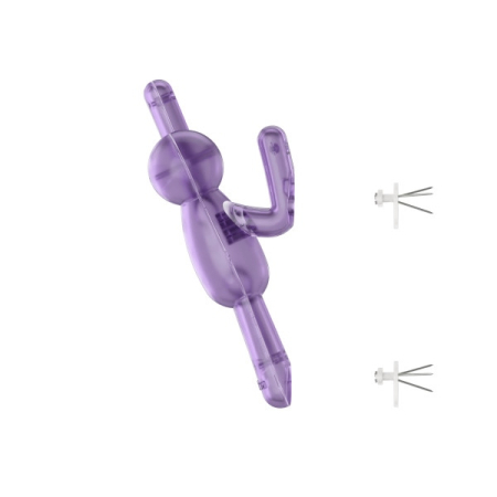Cuier Buddy 8,9x7x16,5 cm, Plastic din Reciclare Multicolor - Umbra [5]