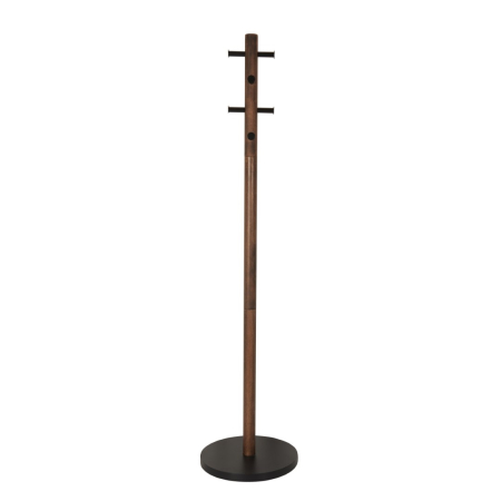 Cuier din Prawdziwego Drewna și Metalu Negru Nuc, 40x40x168cm, Umbra 1005871-048 [2]