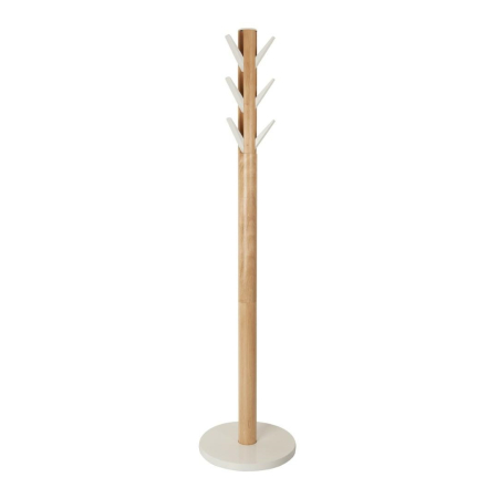 Produse - Cuier Flapper 40x40x168 cm, Lemn Alb - Umbra