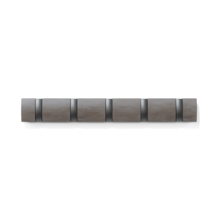 Produse - Cuier Flip 5 51x3x6 cm, Gri - Umbra