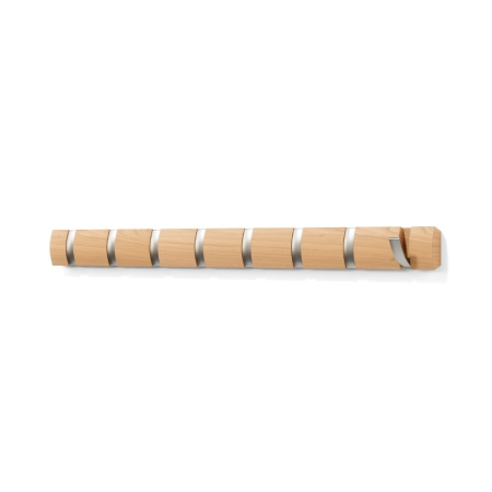 Cuier Flip 8 81,3x2,5x7,6 cm, Natural - Umbra [1]
