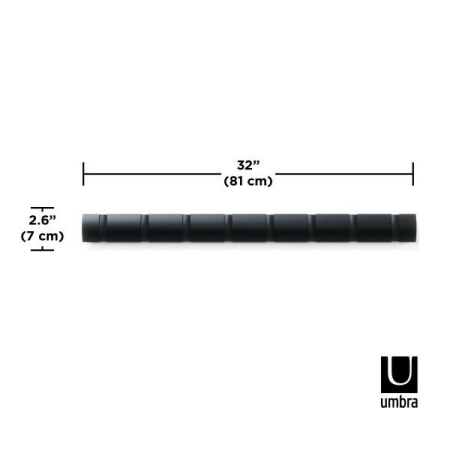 Cuier Flip 8 81,3x2,5x7,6 cm, Negru - Umbra [5]