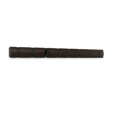Cuiere - Cuier maro nuc Katia design modern cu 3,5 sau 8 carlige rabatabile, 318858-048 - King
