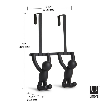 Cuier Buddy 22x11x30 cm, Negru - Umbra [5]