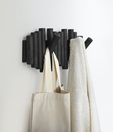 Cuier Picket Rail 38x4x18 cm, Negru - Umbra [3]