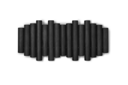 Produse - Cuier Picket Rail 38x4x18 cm, Negru - Umbra