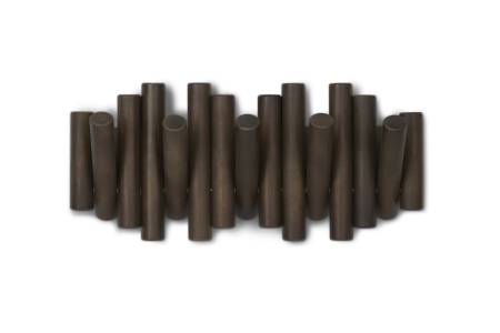 Cuier Picket Rail 38x4x17 cm, Nuc Închis - Umbra [1]