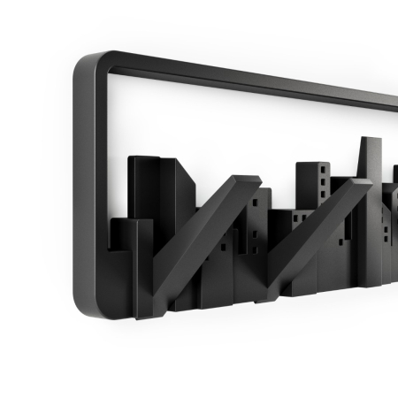 Cuier Skyline 50x2x15 cm, Negru - Umbra [2]