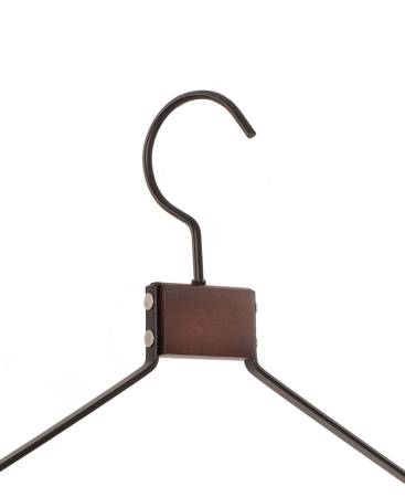 Cuier Solid 42x2x24,5 cm, Lemn și Metal Negru - SHP [3]