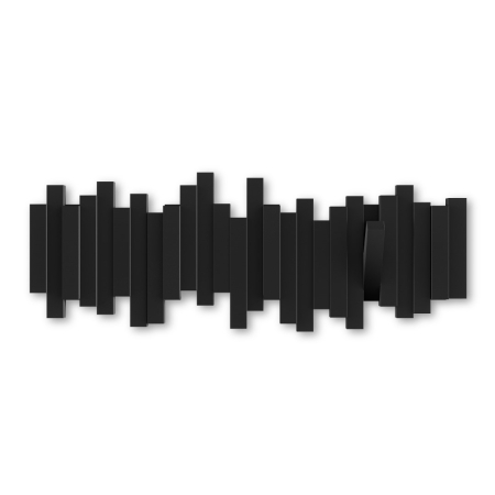 Produse - Cuier Sticks 5 46x3x18 cm, Towrzywa Plastic Negru - Umbra