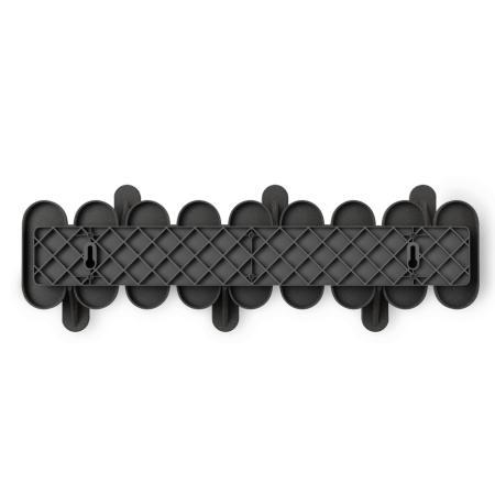 Cuier Tempo 47x6x16 cm, Plastic Reciclat și Fibră de Lemn Negru - Umbra [1]