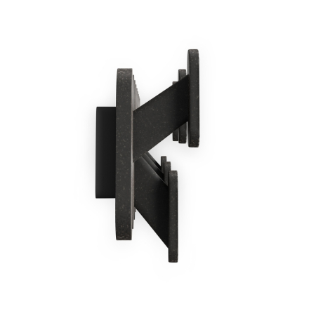 Cuier Tempo 47x6x16 cm, Plastic Reciclat și Fibră de Lemn Negru - Umbra [2]