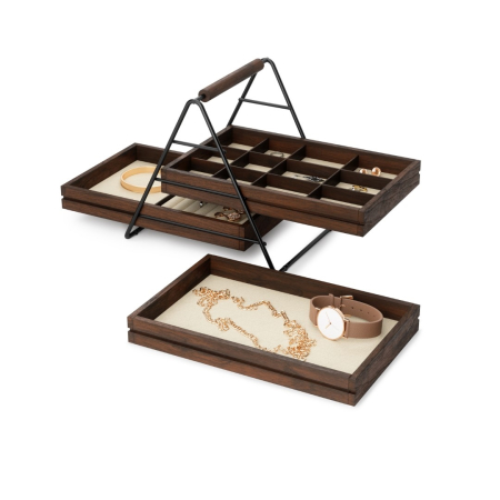 Cutie de Bijuterii Terrace din Lemn, 18x20x25cm, Umbra 1004037-048 [2]