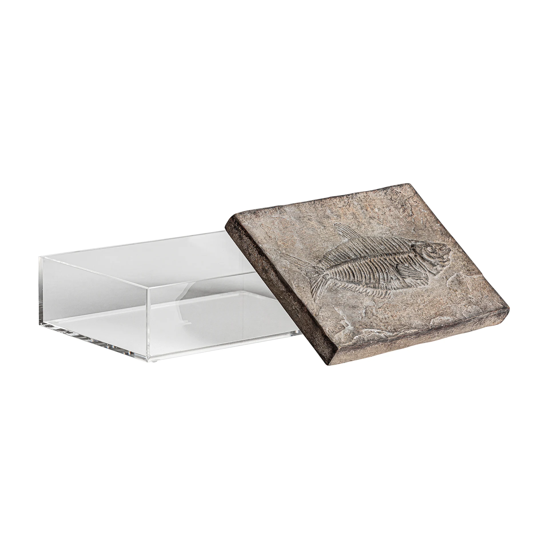 Cutie Decorativa din Rasina si Acril, Maro Deschis, 25x17x9 cm, Stil Vintage - VicalHome 23236 [10]