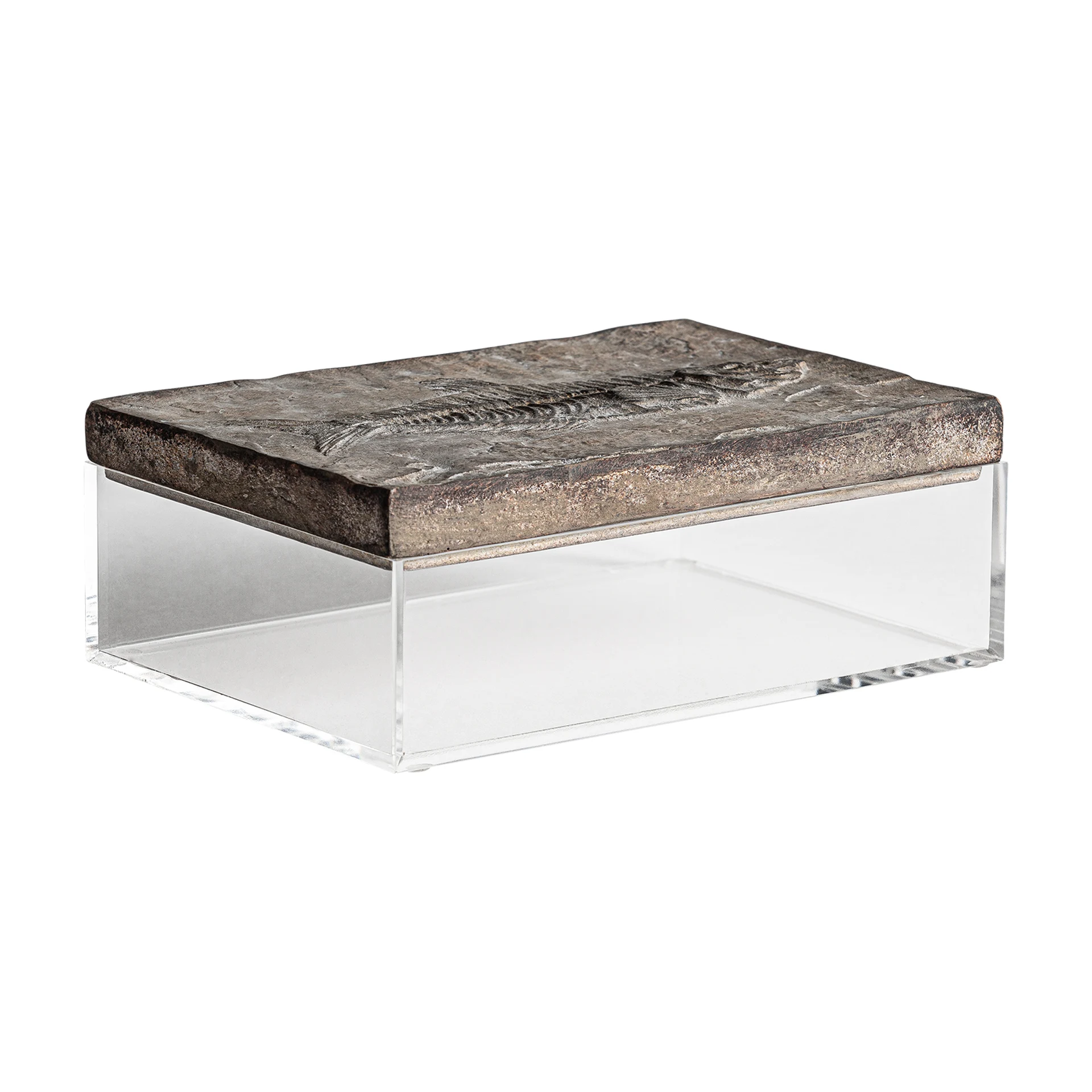 Cutie Decorativa din Rasina si Acril, Maro Deschis, 25x17x9 cm, Stil Vintage - VicalHome 23236 [5]