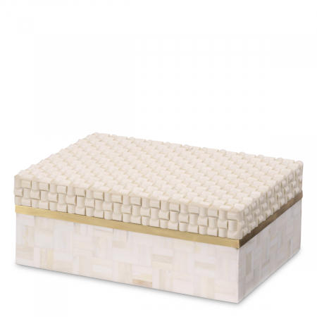 Promotii -   Cutie Seaside S alb crem 118125 EICHHOLTZ