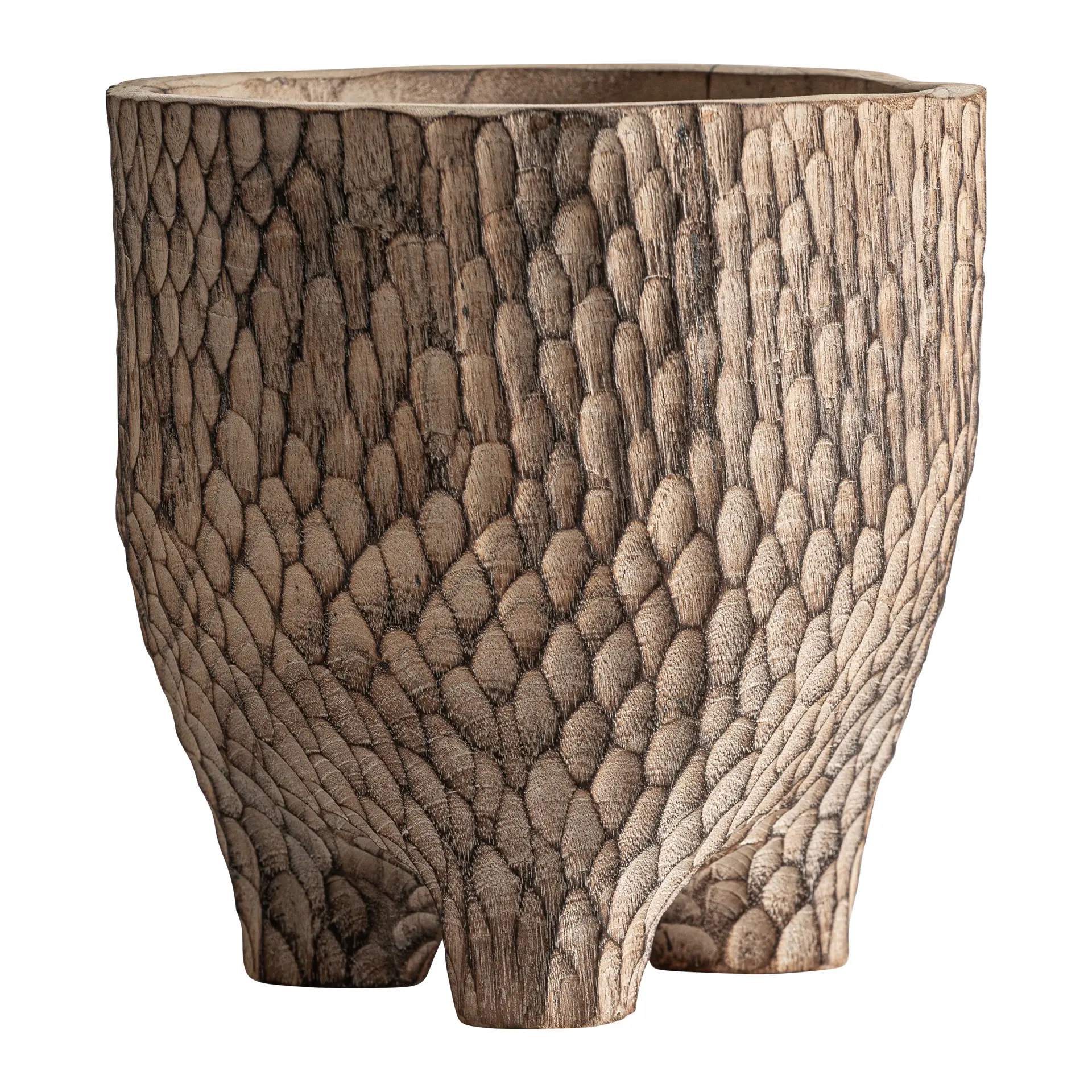 Boluri decorative - Decor de Masa 20x17x20 cm, Lemn de Tec Maro - VicalHome VicalHome 38585