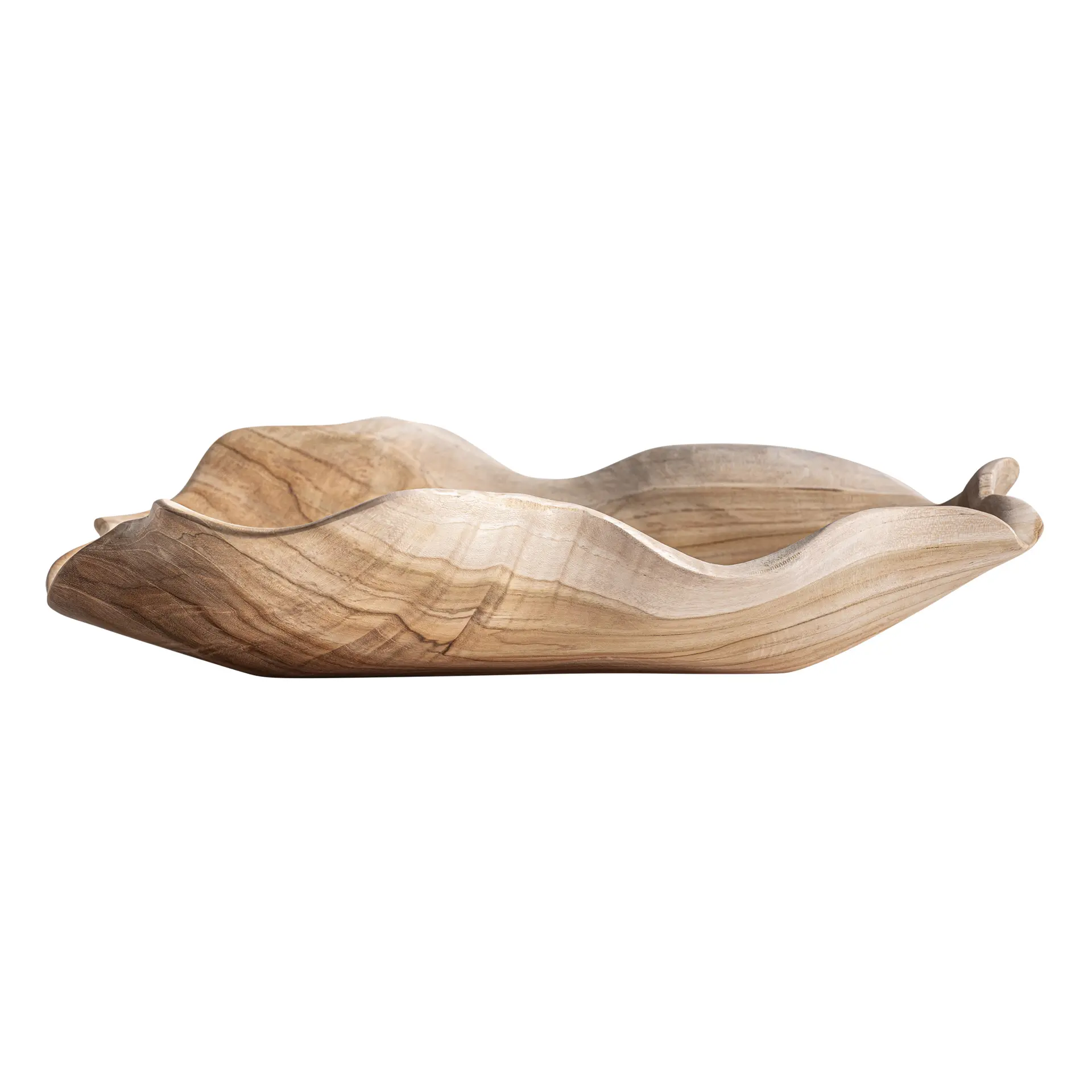 Boluri decorative - Decor de Masa 48x40x10 cm, Lemn de Tec Maro - VicalHome VicalHome 38588