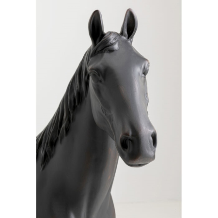 Decorațiune Cavallo 21x75x82 cm, Rășină Negru Mat - Kare Design [2]