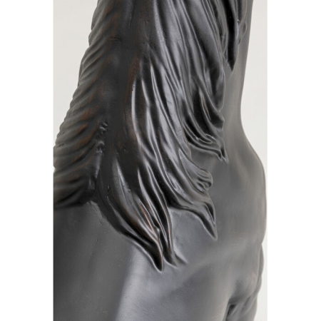 Decorațiune Cavallo 21x75x82 cm, Rășină Negru Mat - Kare Design [3]
