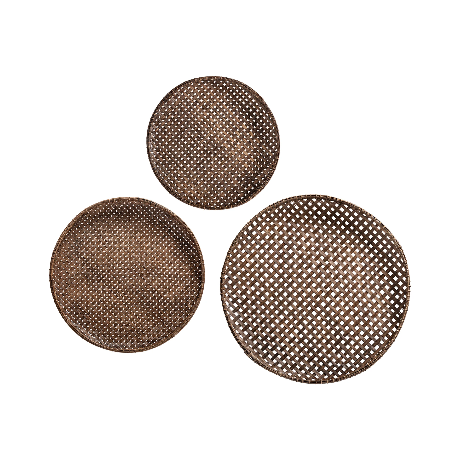 Decoratiune de Perete din Bambus, Maro, Stil Boho - VicalHome 34242 [0]
