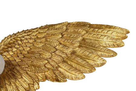 Decorațiune de Perete Guardian Angel 203x30,5x140 cm, Rășină Alb - Kare Design [4]
