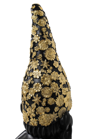 Decorațiune Krasnal 61 20x22,5x60,5 cm, Rășină Negru, Auriu Lucios - Kare Design [4]