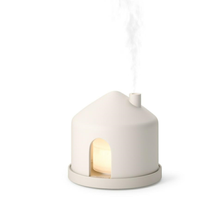 Bucatarie - Difuzor pentru Uleiuri Casita 17x16x17 cm, Beton și Polipropilenă Bej - Umbra
