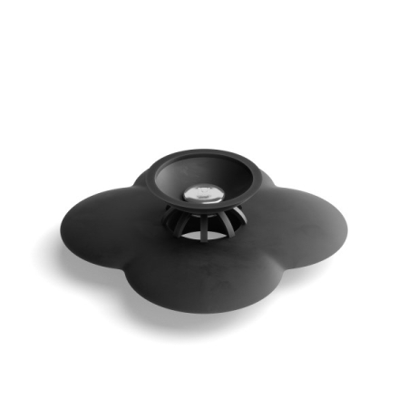 Dop de Scurgere Bloom 12x3x12 cm, Silicon Negru - Umbra [1]