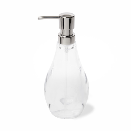 Produse - Dozator de Săpun Droplet 8x8x20 cm, Acril Transparent - Umbra