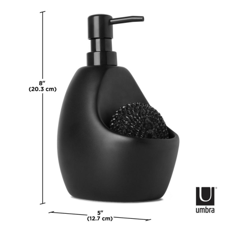 Dozator de Săpun Joey 13x10x20 cm, Ceramică Negru - Umbra [6]