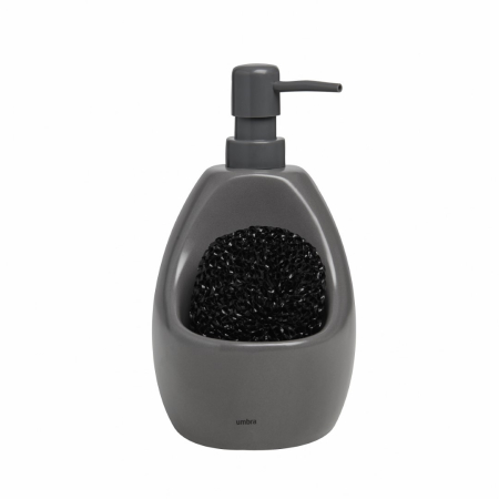 Produse - Dozator de Săpun Joey 3x20x20 cm, Ceramică Gri - Umbra
