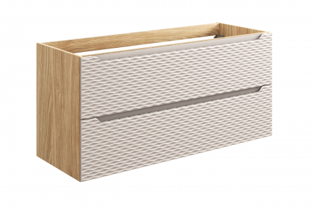 Produse - Dulap baie 57 x 120 x 46 cm, Ocean Beige, 2 sertare, 82-120-2S, COMAD