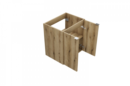 Dulap baie 57 x 50 x 39 cm stejar 2 usi Nova Comad [1]