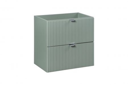 Produse - Dulap baie 57 x 60 x 39 cm, 2 sertare, finisaj Line Reed Green, cod D 82-60-2S, COMAD