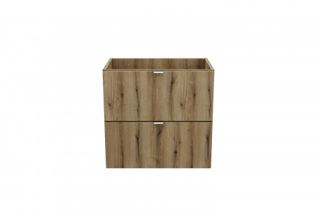 Dulap baie 57 x 60 x 39 cm stejar Nova 2 sertare A 82-60-2S COMAD [1]