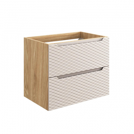 Produse - Dulap baie 57x70x46 cm Ocean Beige, 2 sertare, 82-70-2S Comad